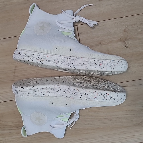 Converse Chuck Taylor All Star Crater Knit High Top White Men 10, Wom 12 - Picture 4 of 11